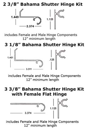 Custom Aluminum Hinge For Bahama